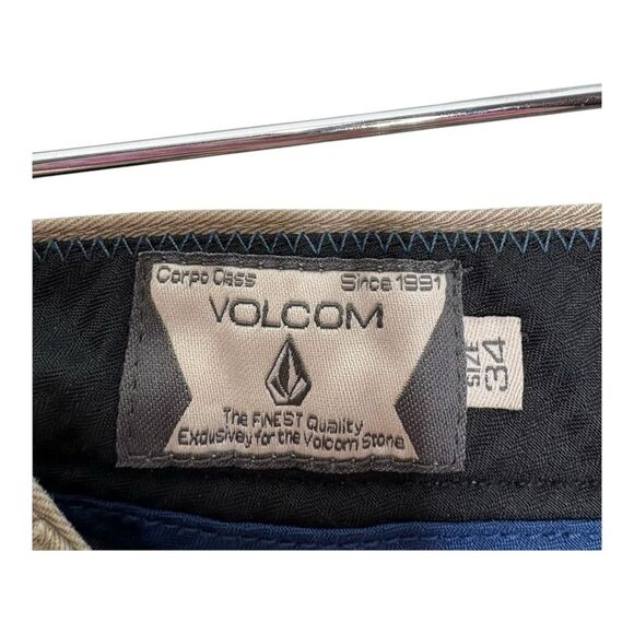 Volcom Khaki men’s shorts size 34 - Picture 3 of 7